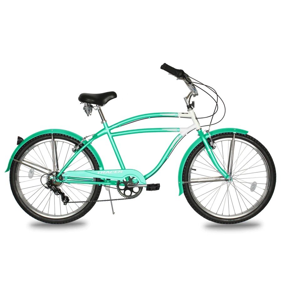 Tracer NAPA 26" Hi-Ten Steel Frame 7 Speed Beach Cruiser Fat Tire Bike