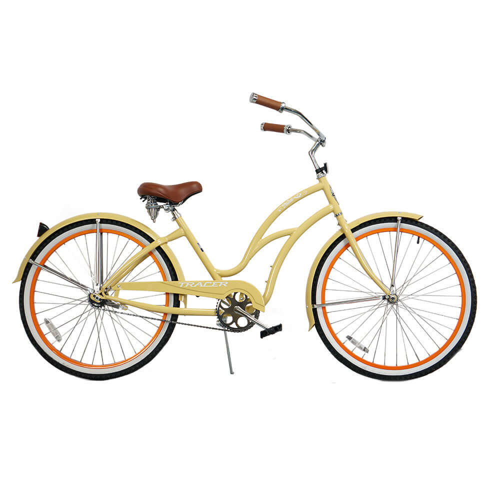 Tracer TAHA 26" Women's Step-Through Single Speed Beach Cruiser Bike