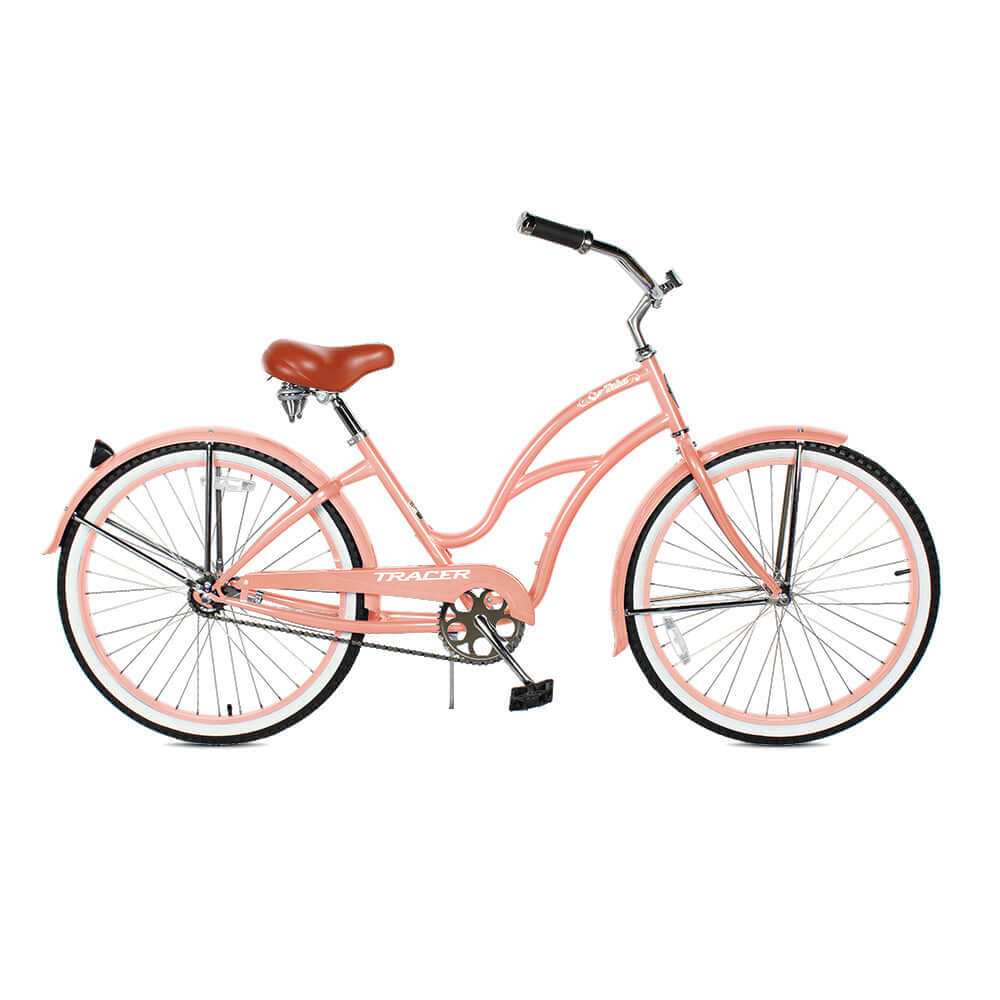 Tracer TAHA 26" Women's Step-Through Single Speed Beach Cruiser Bike