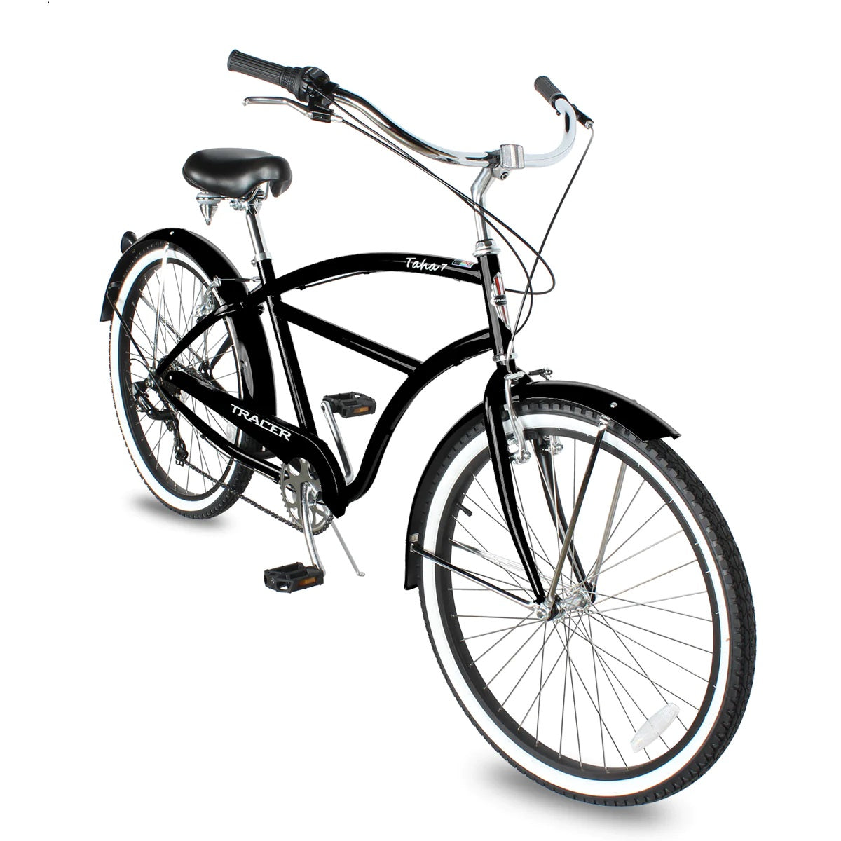 Tracer TAHA Men's 26" Single & 7 Speed Beach Cruiser Bike