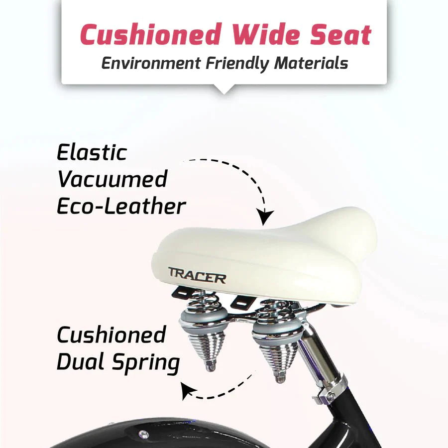 Tracer TAHA Women's Step-Through 26" Beach Cruiser Bike - Upzy.com