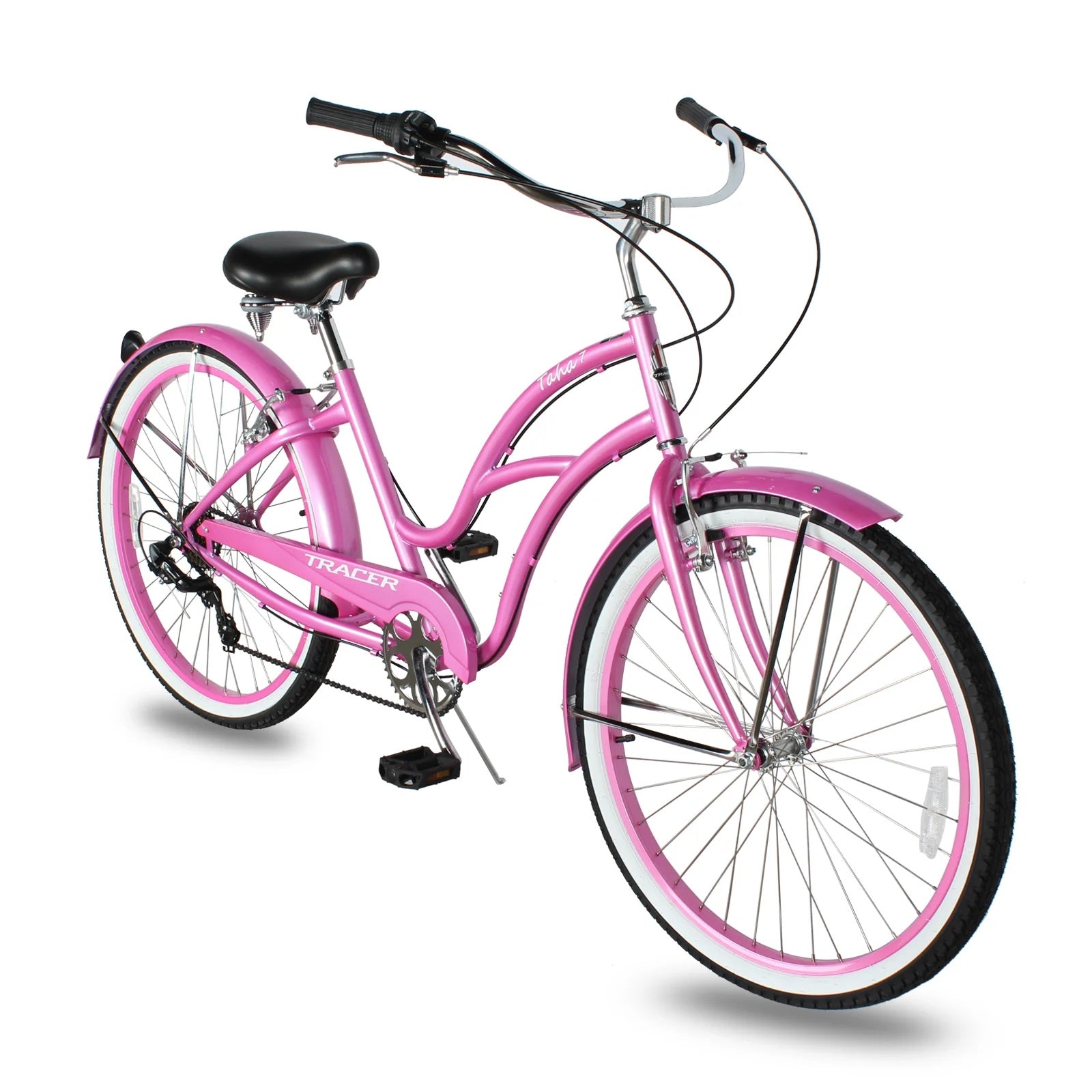 Tracer TAHA 26" Women's Step-Through 7-Speed Beach Cruiser Bike