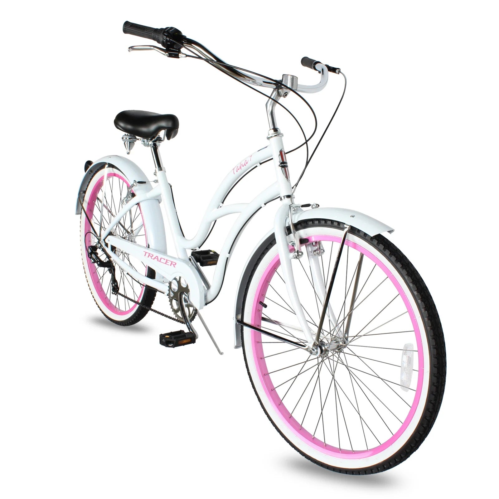 Tracer TAHA 26" Women's Step-Through 7-Speed Beach Cruiser Bike