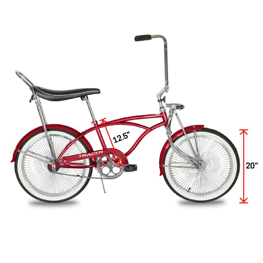 Tracer TAMRON Stretch Lowrider Classic Banana Seat Cruiser Fat