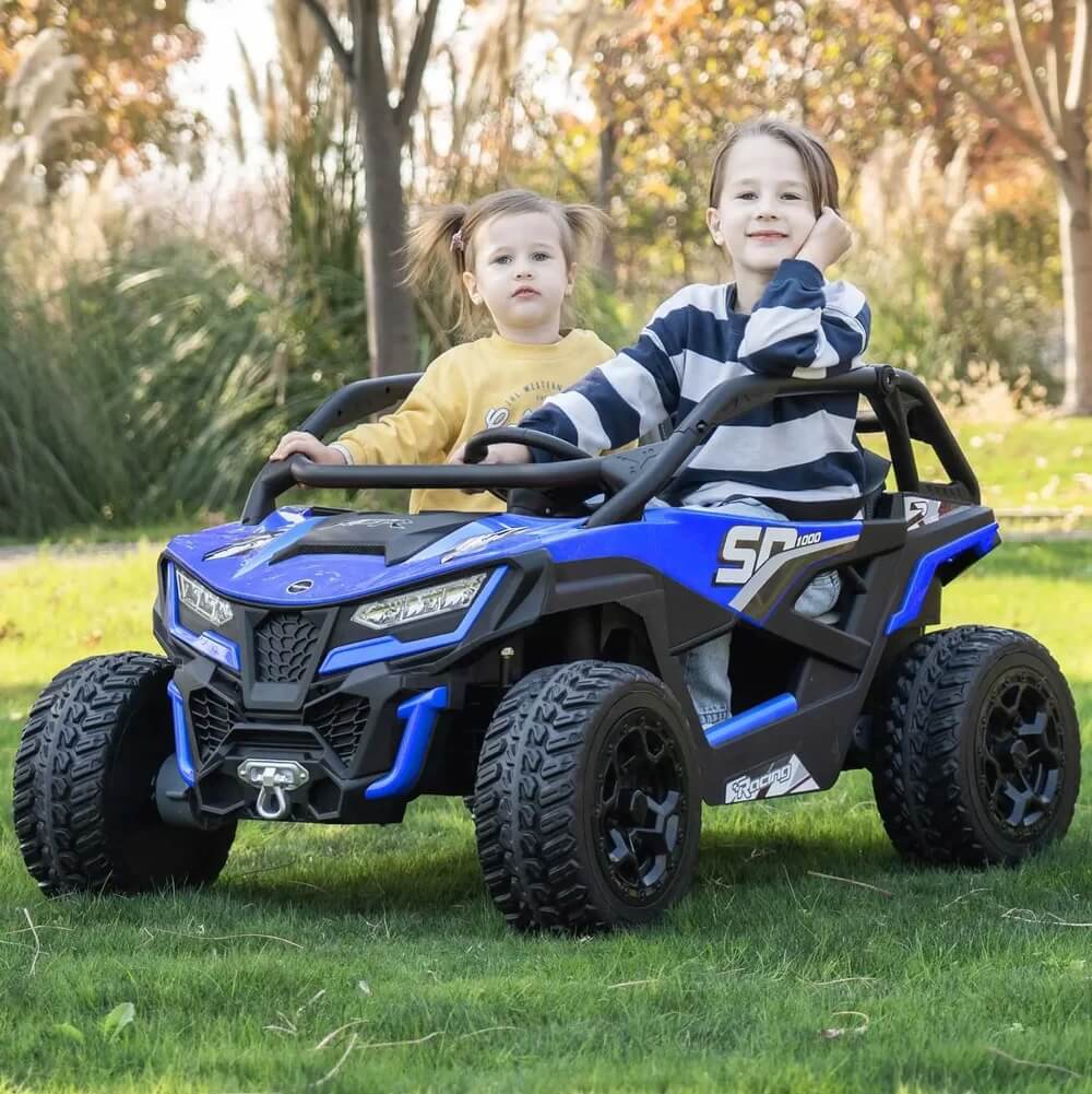 Moderno Kids TRAIL RUNNER 24V 4WD Electric UTV Ride-On Car, Parental Remote