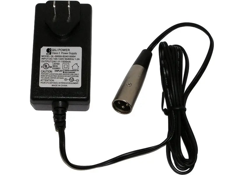 UberScoot Replacement 24V BATTERY CHARGER XLR for Electric Scooter