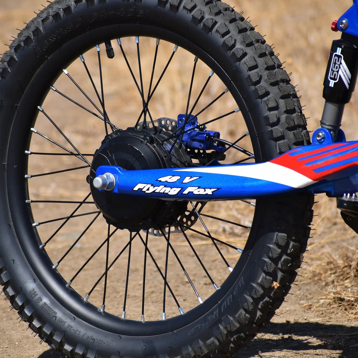 fox travel kinderfahrrad Voltaic Youth Electric Dirt Bike 20'' Flying Fox 48V Blue