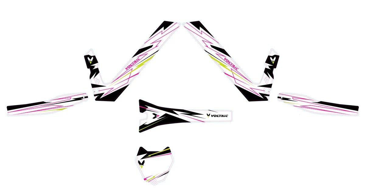 Voltaic Replacement GRAPHICS KIT for 20'' Flying Fox Kids Electric Dirt Bikes