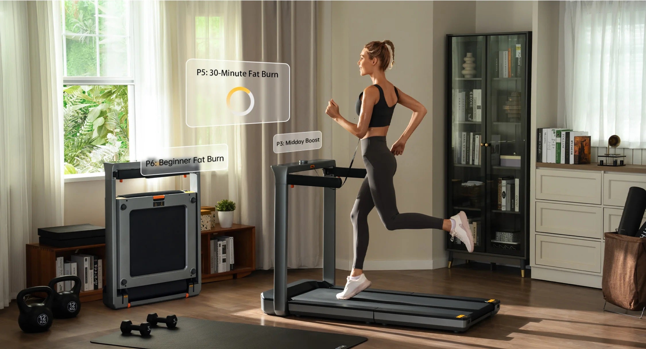 WalkingPad X25+ Vertical Double Fold 1.5HP Running Treadmill