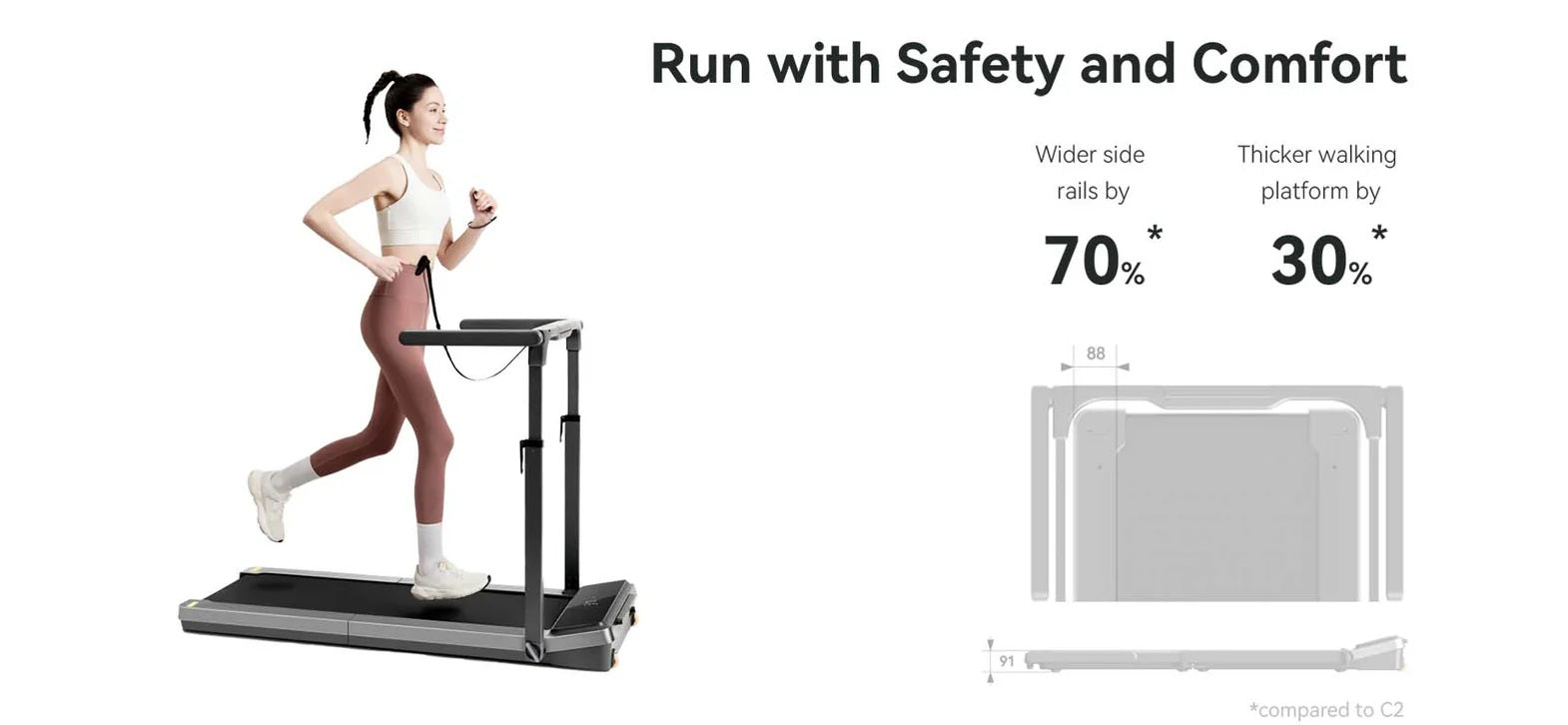 WalkingPad Z3 HYBRID Foldable Treadmill