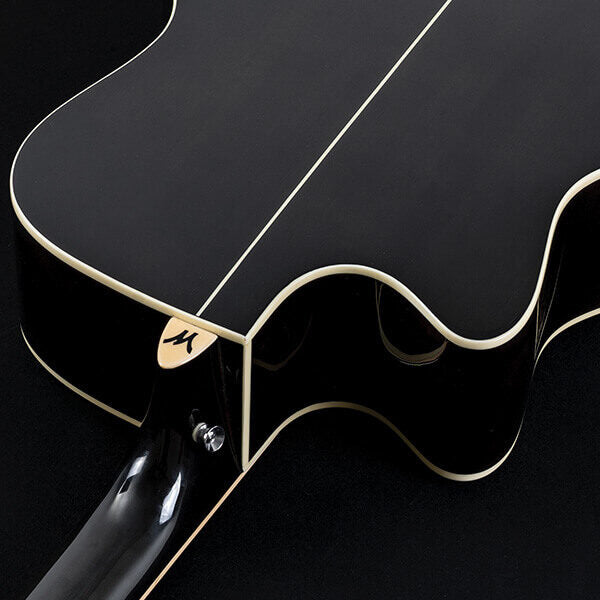 Washburn Deep Forest Burl DFBACEB Grand Auditorium Electric Acoustic Guitar