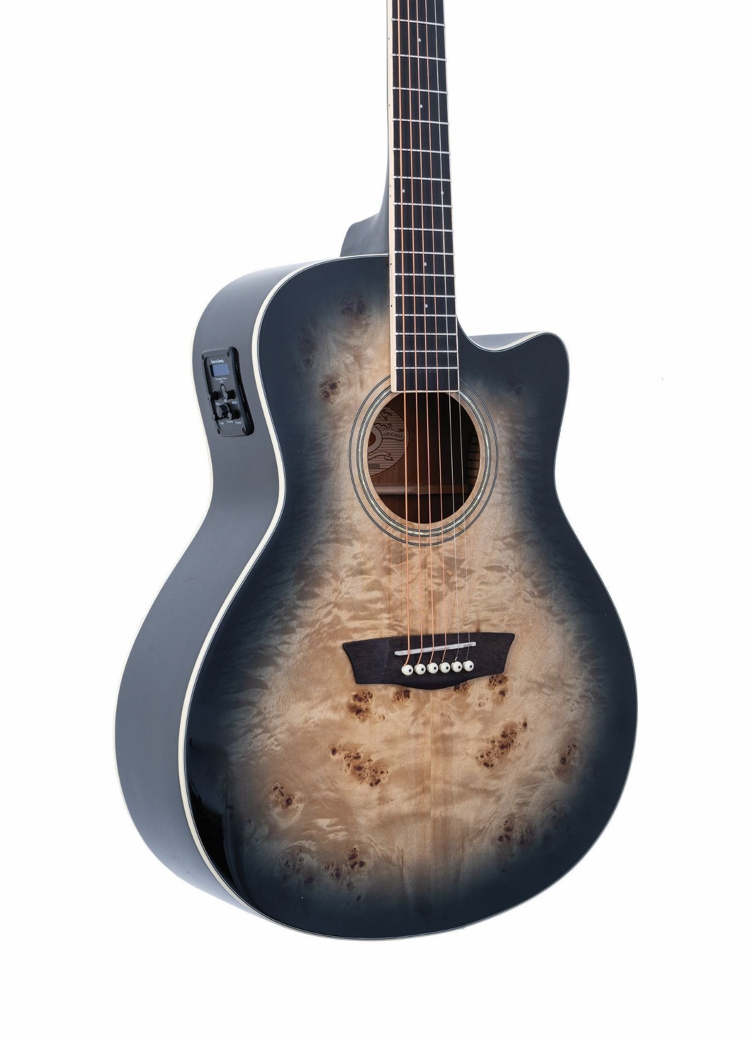 Washburn Deep Forest Burl Dreadnought DFBDB Acoustic Guitar