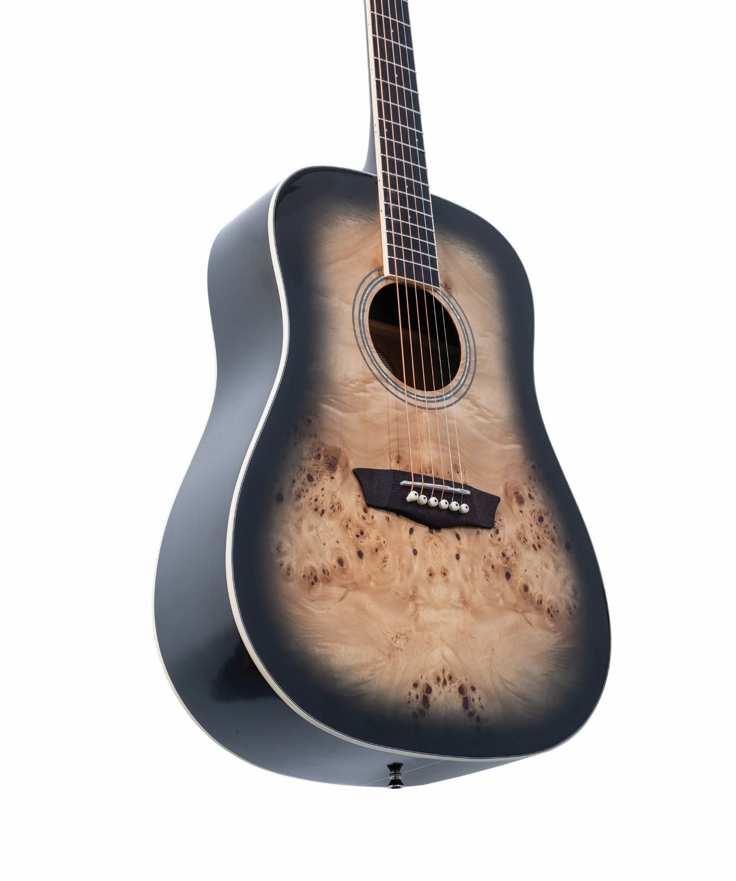 Washburn Deep Forest Burl Dreadnought DFBDB Acoustic Guitar