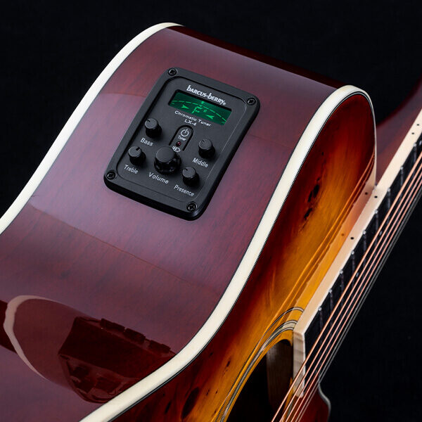 Washburn DFBACEA Deep Forest Burl Grand Auditorium Electric Acoustic Guitar