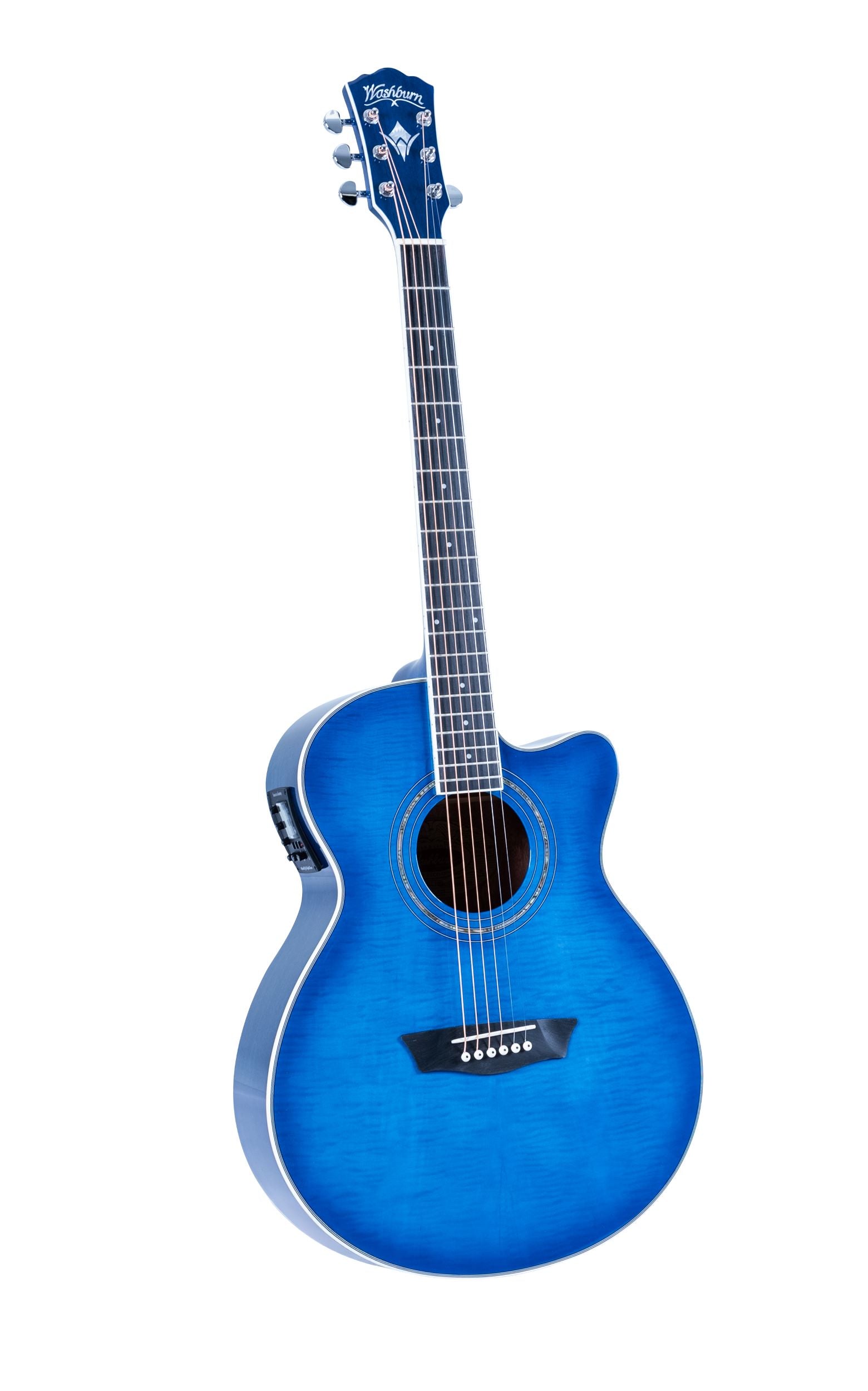 Washburn EA15 Festival Series Mini Jumbo Electric Acoustic Guitar