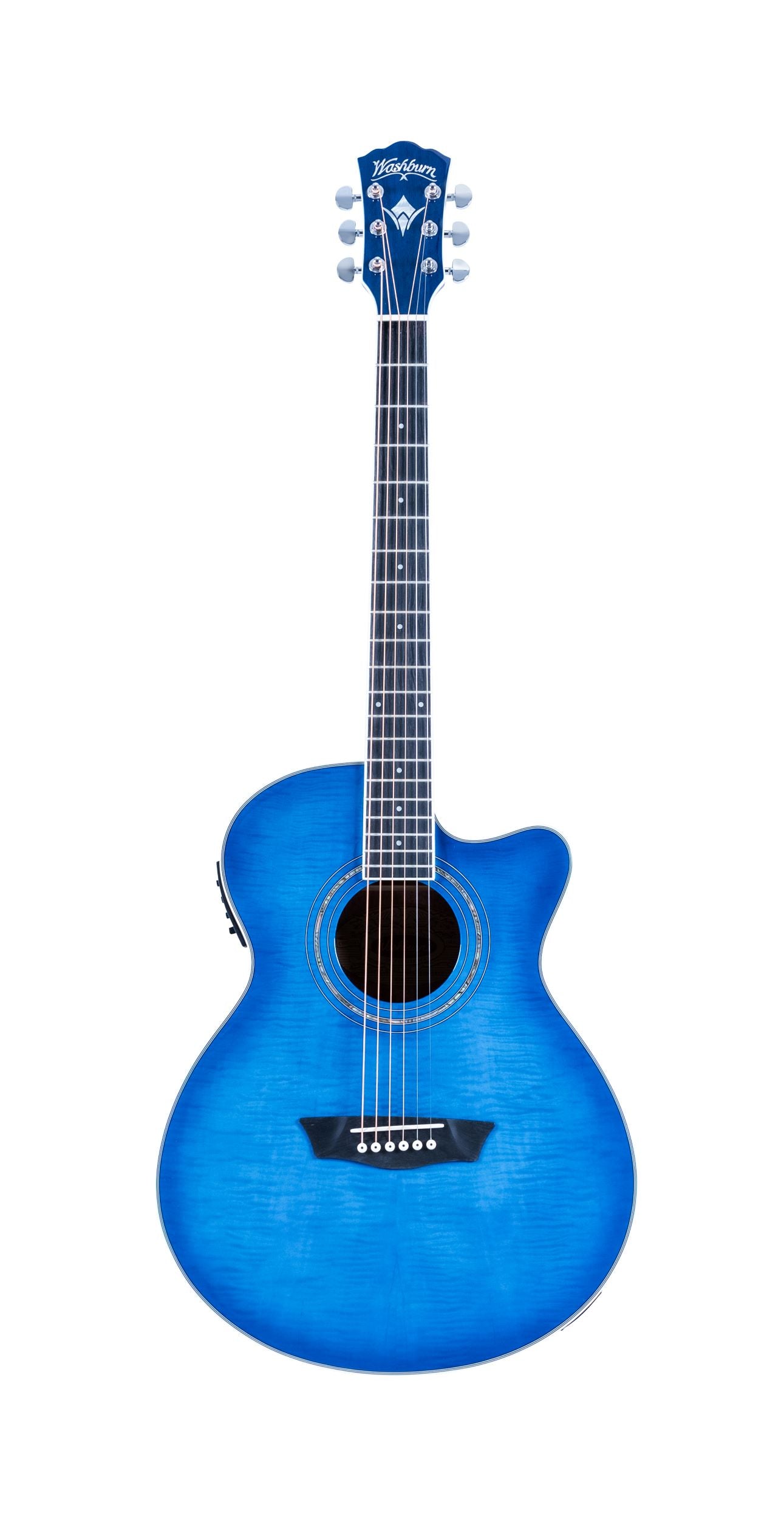 Washburn EA15 Festival Series Mini Jumbo Electric Acoustic Guitar