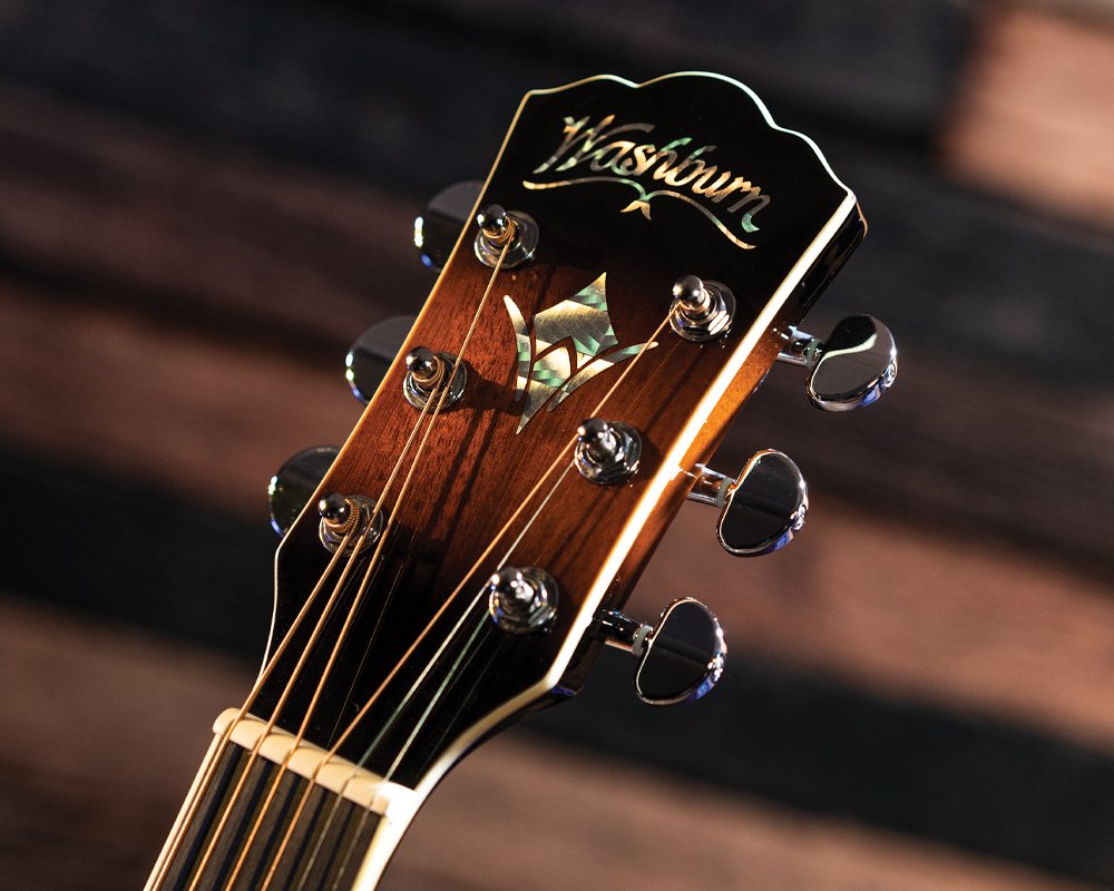 Washburn EA15 Festival Series Mini Jumbo Electric Acoustic Guitar