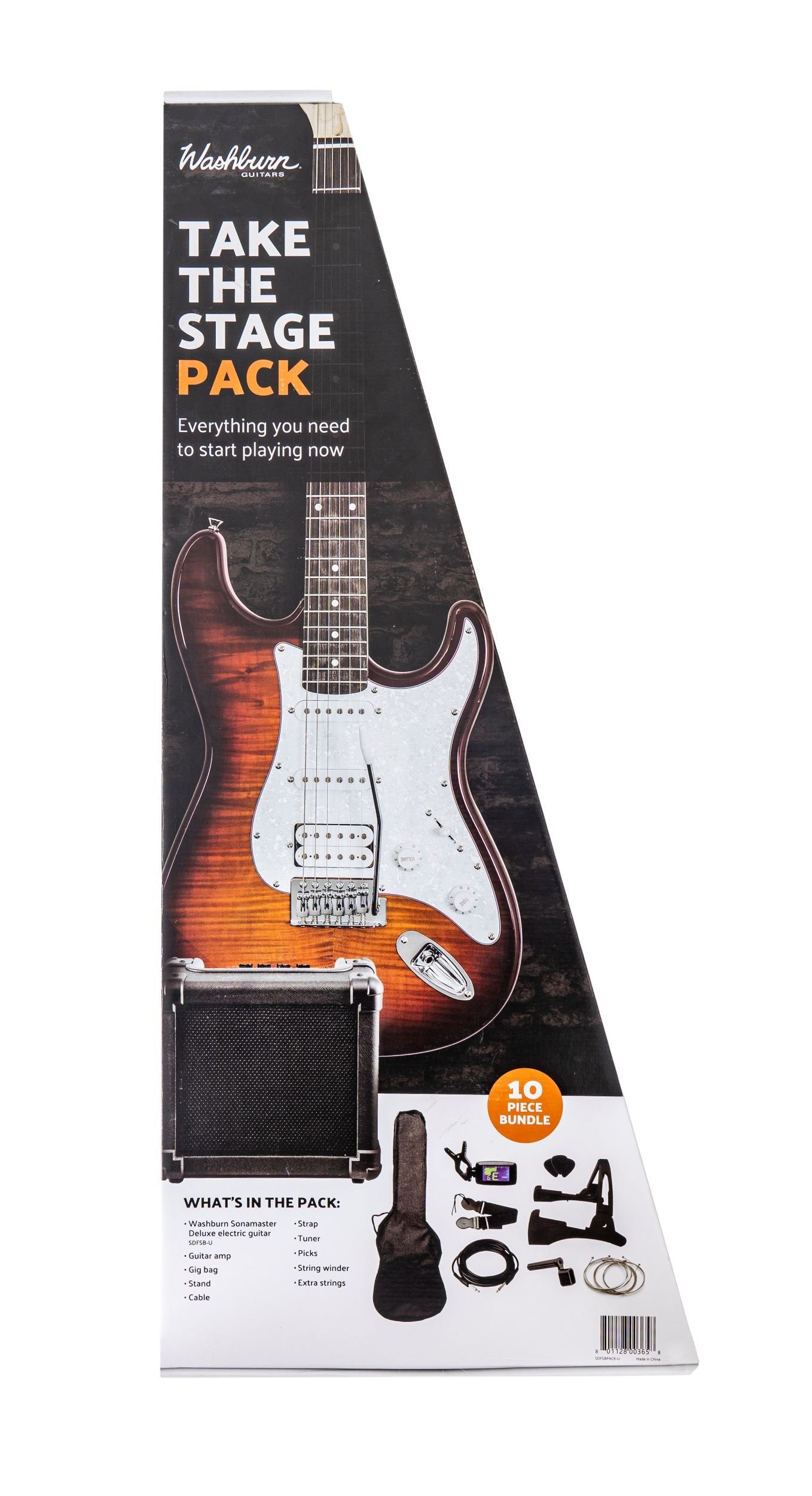Washburn SDFSBPACK Sonamaster Take the Stage Electric Pack Guitar