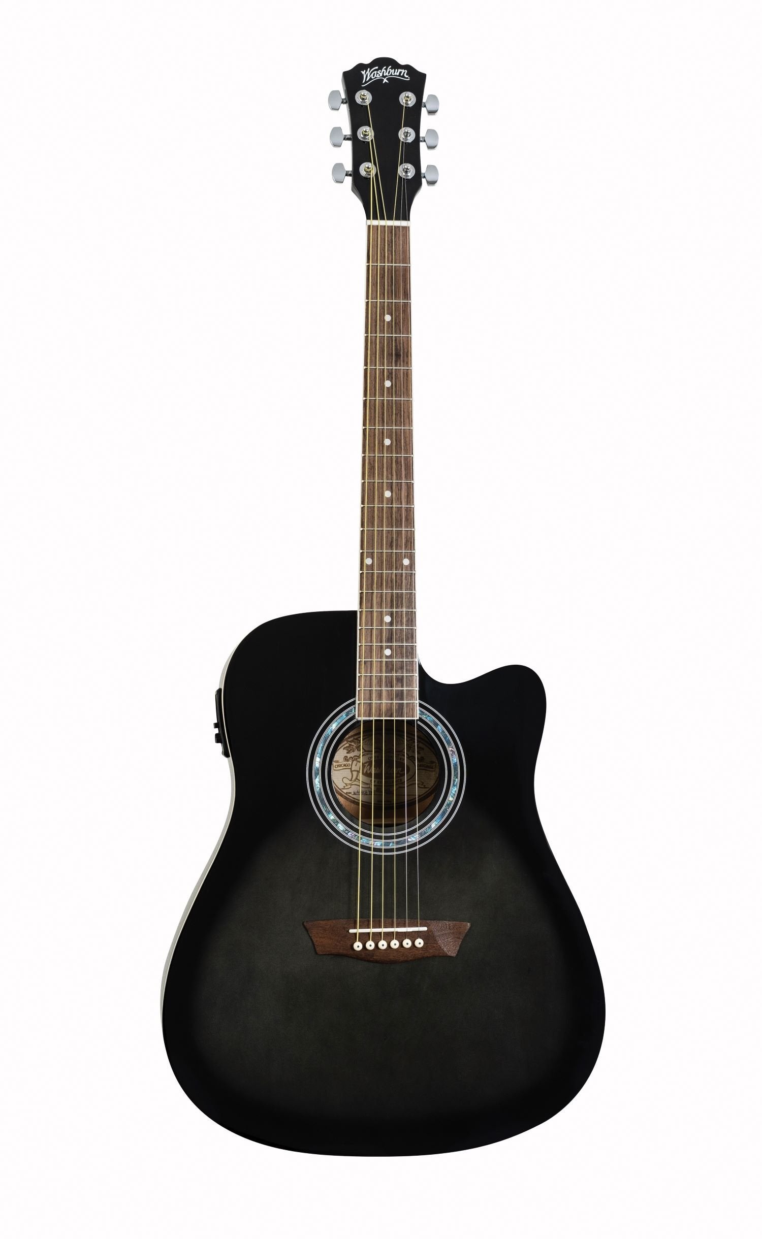 Washburn WA90CETB Dreadnought Electric Acoustic Guitar