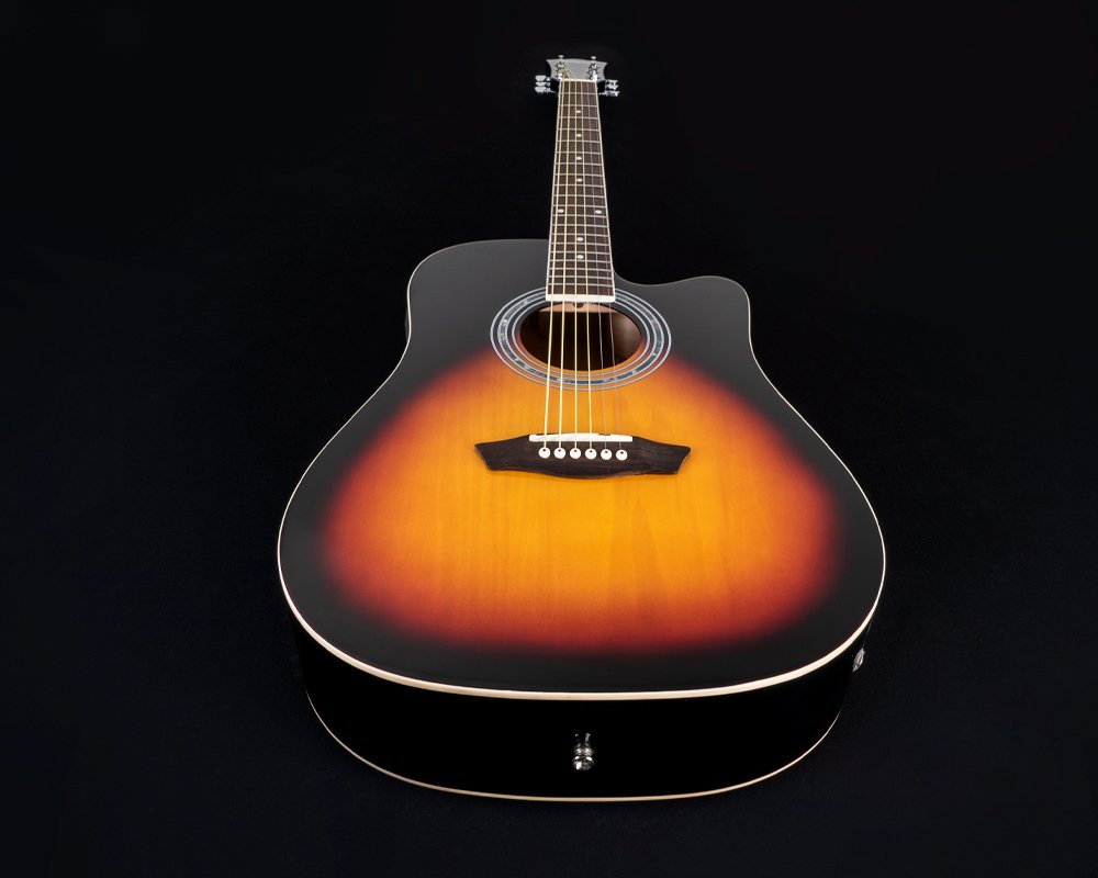 Washburn WA90CEVSB Dreadnought Electric Acoustic Guitar