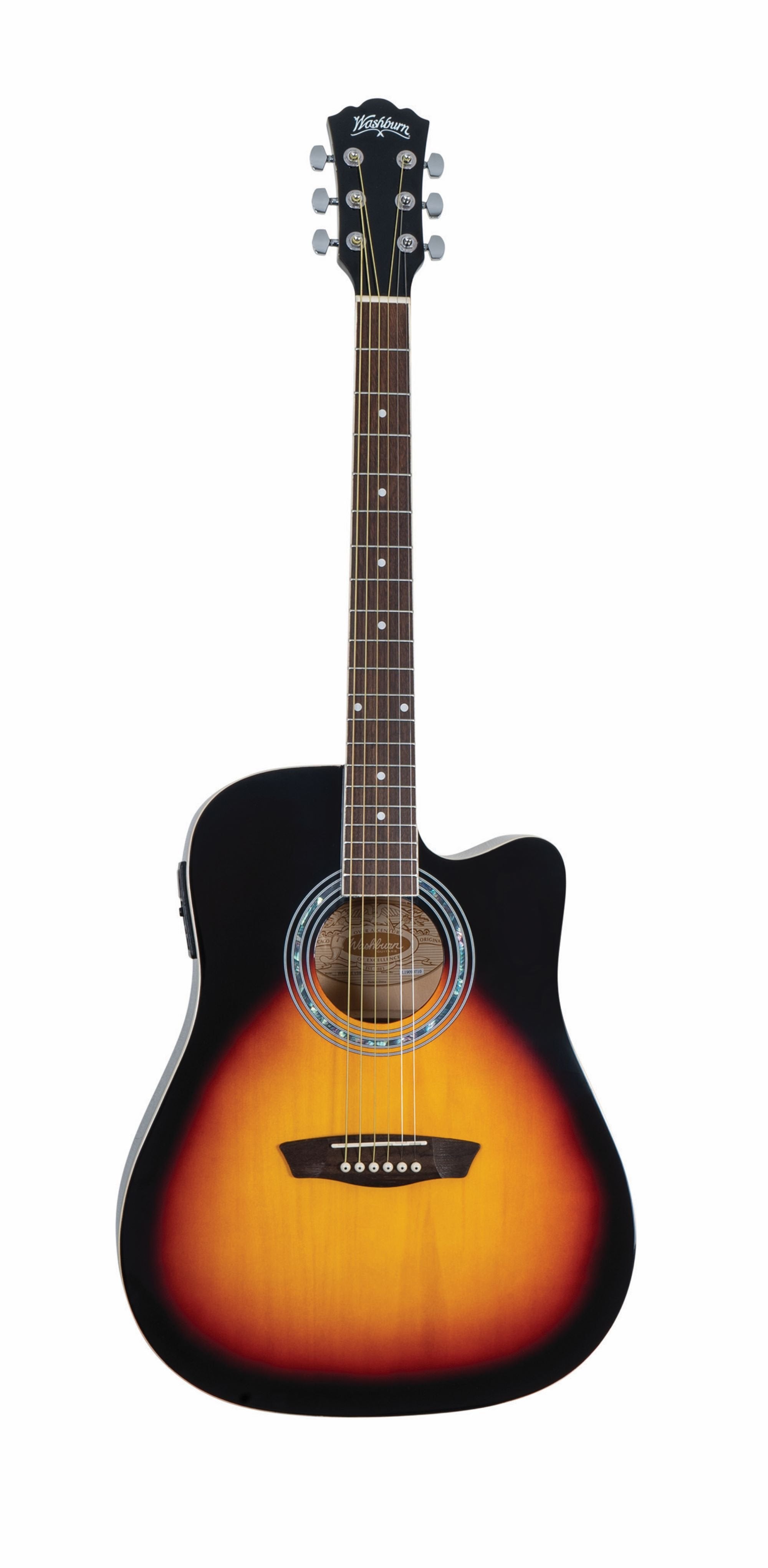 Washburn WA90CEVSB Dreadnought Electric Acoustic Guitar