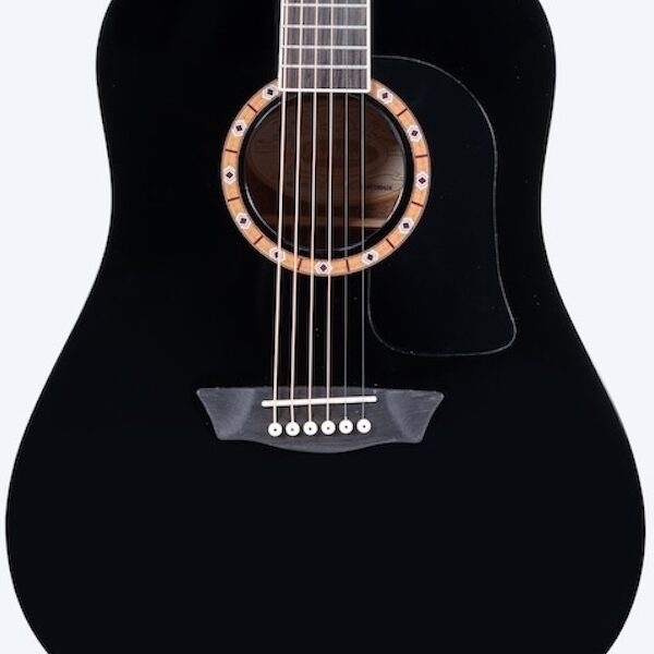 Washburn WD100DLBK-U Dreadnought Mahogany Acoustic Guitar