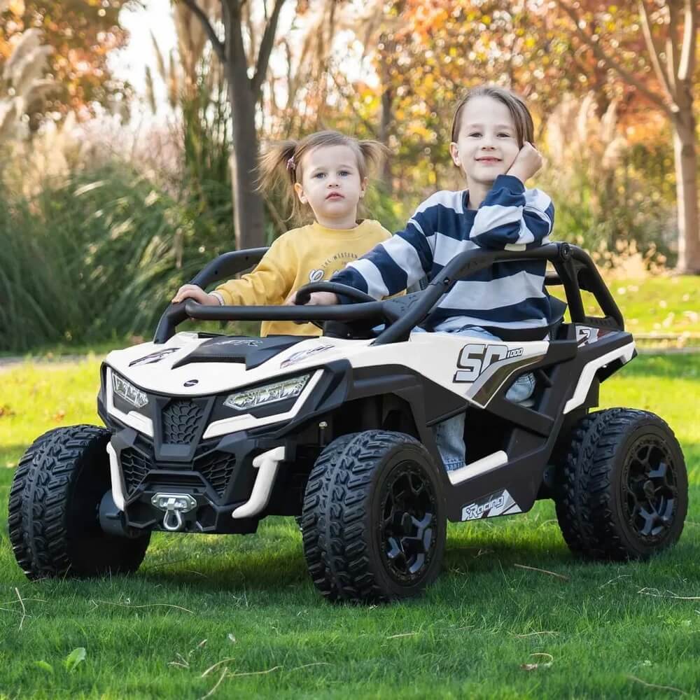Moderno Kids TRAIL RUNNER 24V 4WD Electric UTV Ride-On Car, Parental Remote