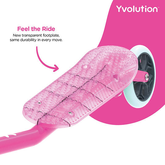 2025 Y-Volution Y FLIKER A3 AIR REFRESH Self Propelling 3-Wheel Folding Kids Scooter