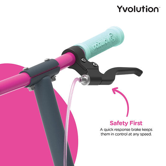 2025 Y-Volution Y FLIKER A3 AIR REFRESH Self Propelling 3-Wheel Folding Kids Scooter