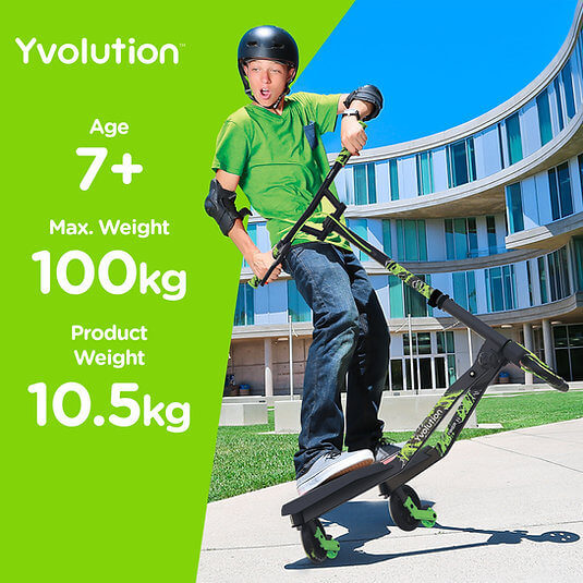 2025 Y-Volution Y FLIKER L3 LIFT Self Propelling Folding Kids Scooter