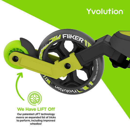 2025 Y-Volution Y FLIKER L3 LIFT Self Propelling Folding Kids Scooter
