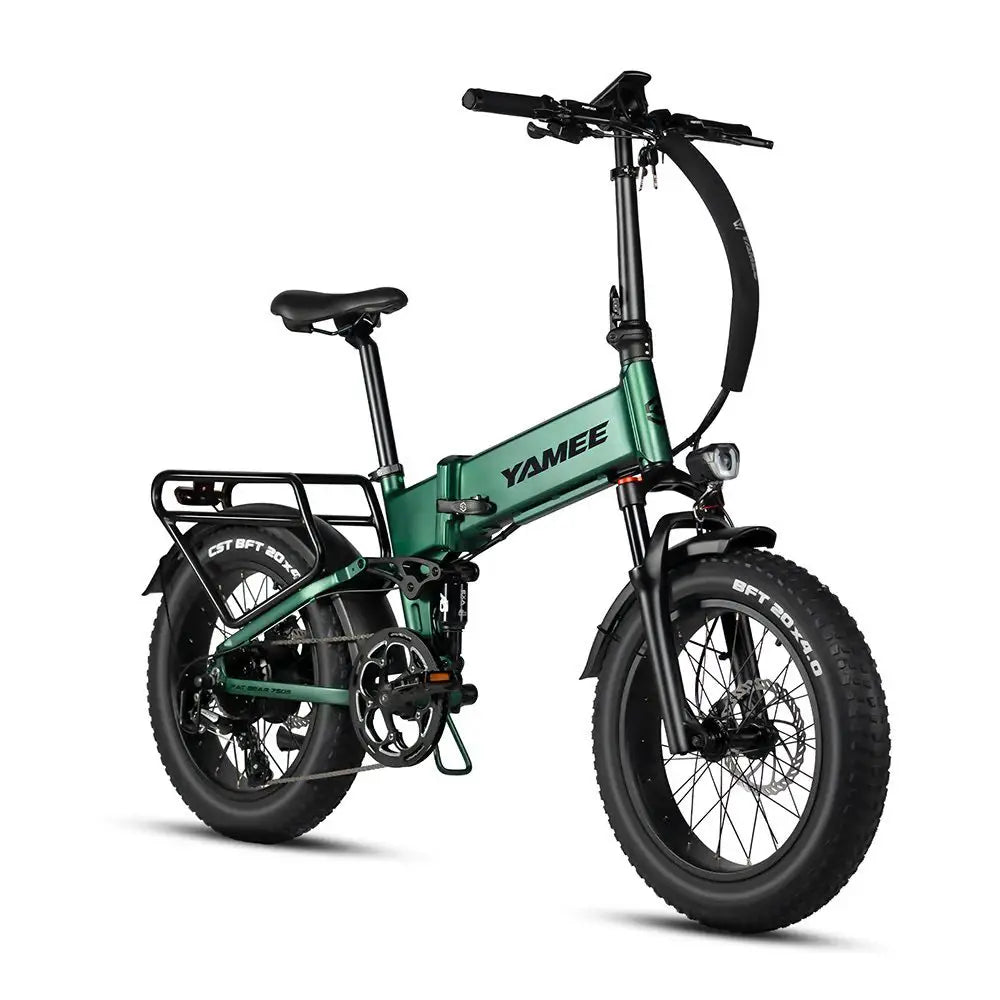 2024 Yamee Fat Bear 750S PRO Suspension Folding Fat Tire Electric Bike, 99% Assembled