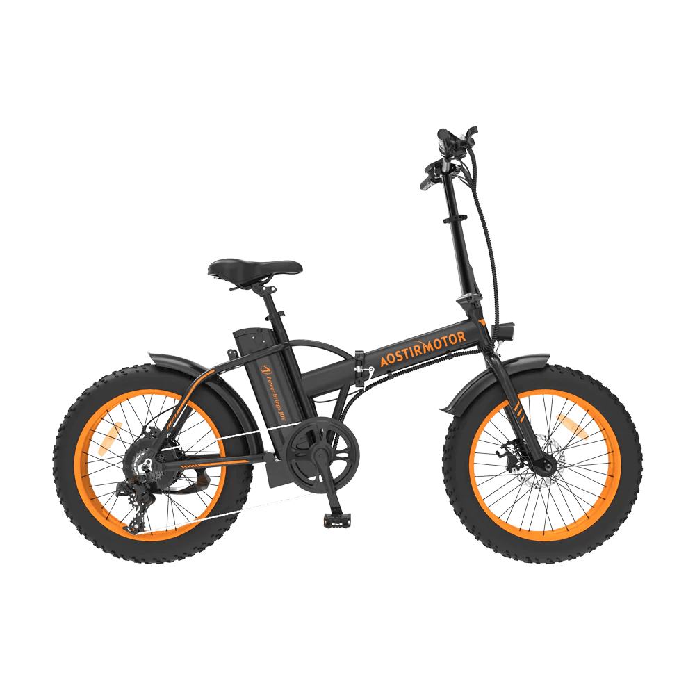 2022 Aostirmotor A20 500W 36V 7 Speed Folding Fat Tire Electric Bike - Upzy.com