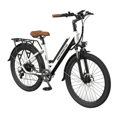 2022 Aostirmotor G350 36V 7 Speed Suspension Step-Through Commuter Electric Bike - Upzy.com