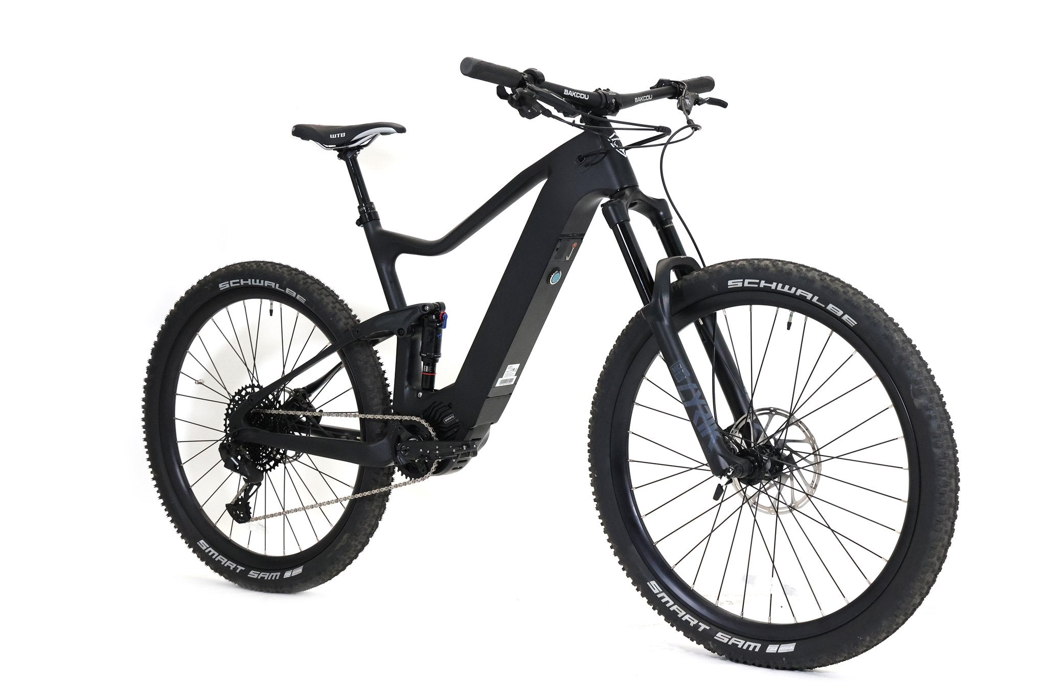 carbon e bike mountainbike Bakcou Carbon Alpha Electric Bike, 16" Frame