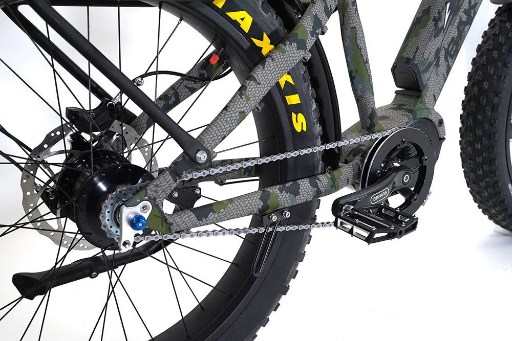 2022 Bakcou Mule Jäger Mid Drive Torque Sensor Suspension Fat Tire Electric Bike - Upzy.com