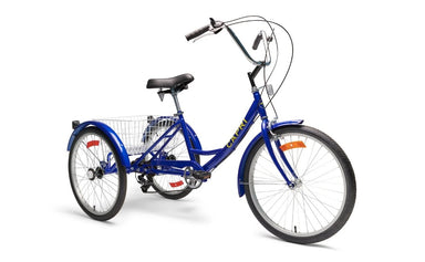 2022 Belize Bike Tri-Rider Capri 24" 6 Speed Low Step-Through Adult Tricycle, 98243 - Upzy.com