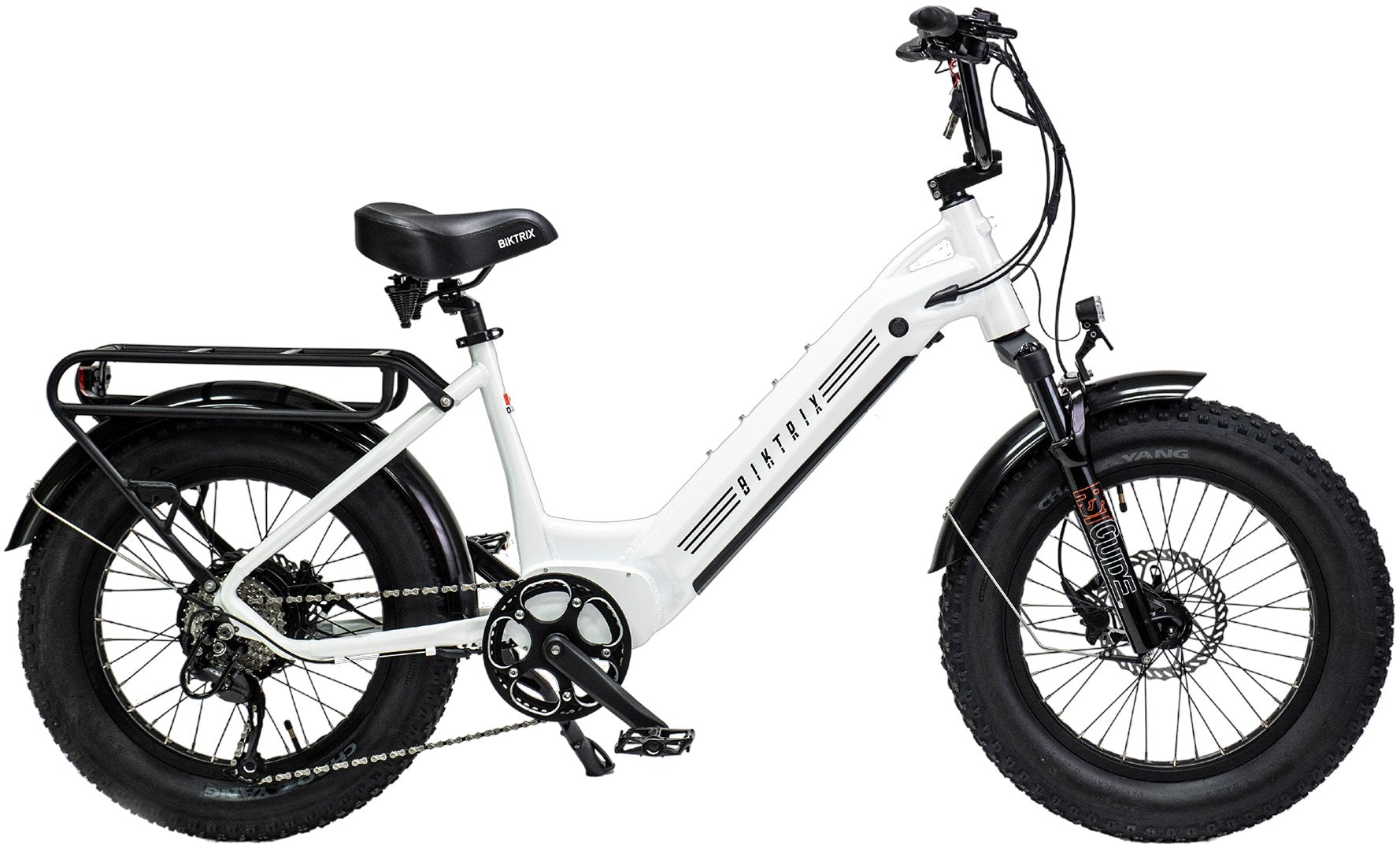 2023 Biktrix Juggernaut Hub Duo Step-Thru 750W Hub-Drive Electric Bike - Upzy.com