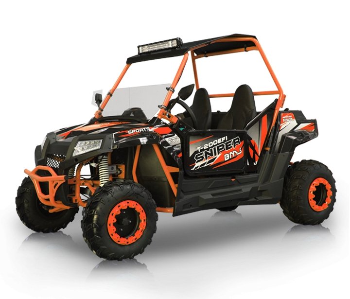2022 BMS Motor Avenger 200 EFI Sport Side By Side Utility Terrain Vehicle UTV - Upzy.com