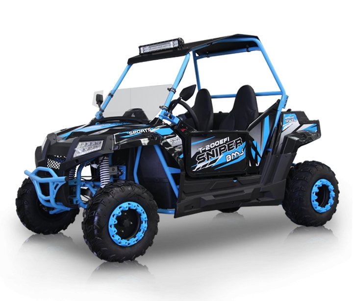 2022 BMS Motor Avenger 200 EFI Sport Side By Side Utility Terrain Vehicle UTV - Upzy.com