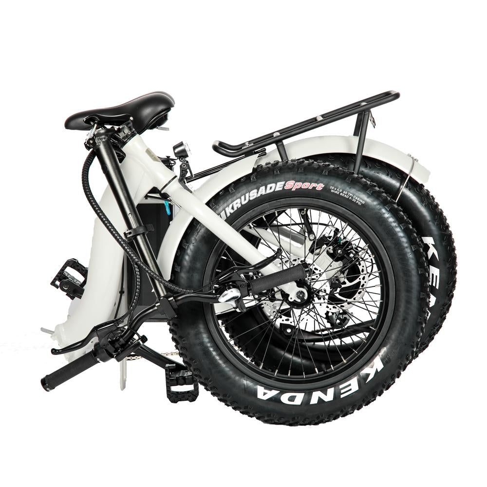 2022 BTN Eunorau E-FAT-STEP 500W 48V Folding Step-Through 7 Speed Fat Tire Electric Bike - Upzy.com