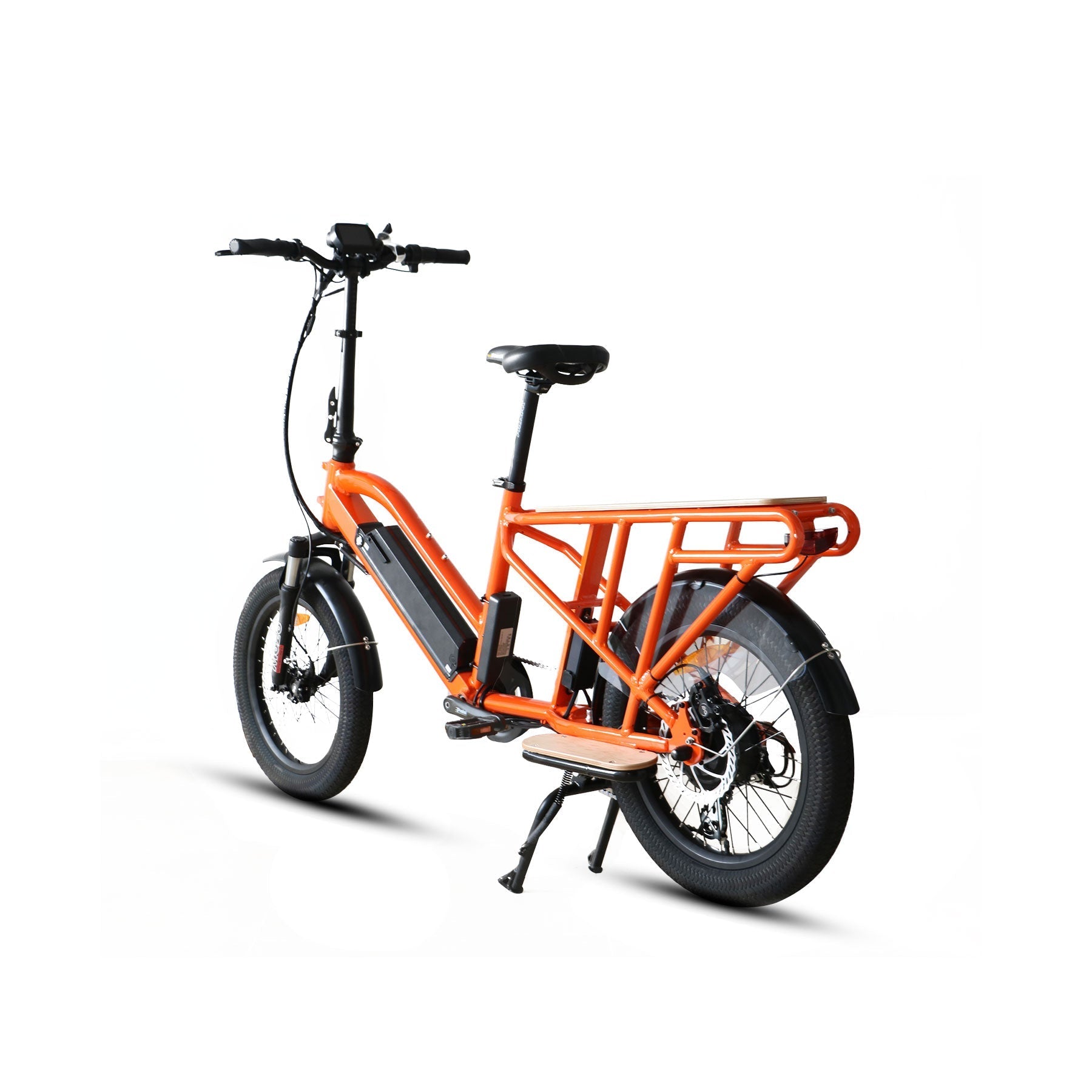 2022 BTN Eunorau G30-CARGO 500W 48V Mid Motor 2 Person Family Electric Bike - Upzy.com
