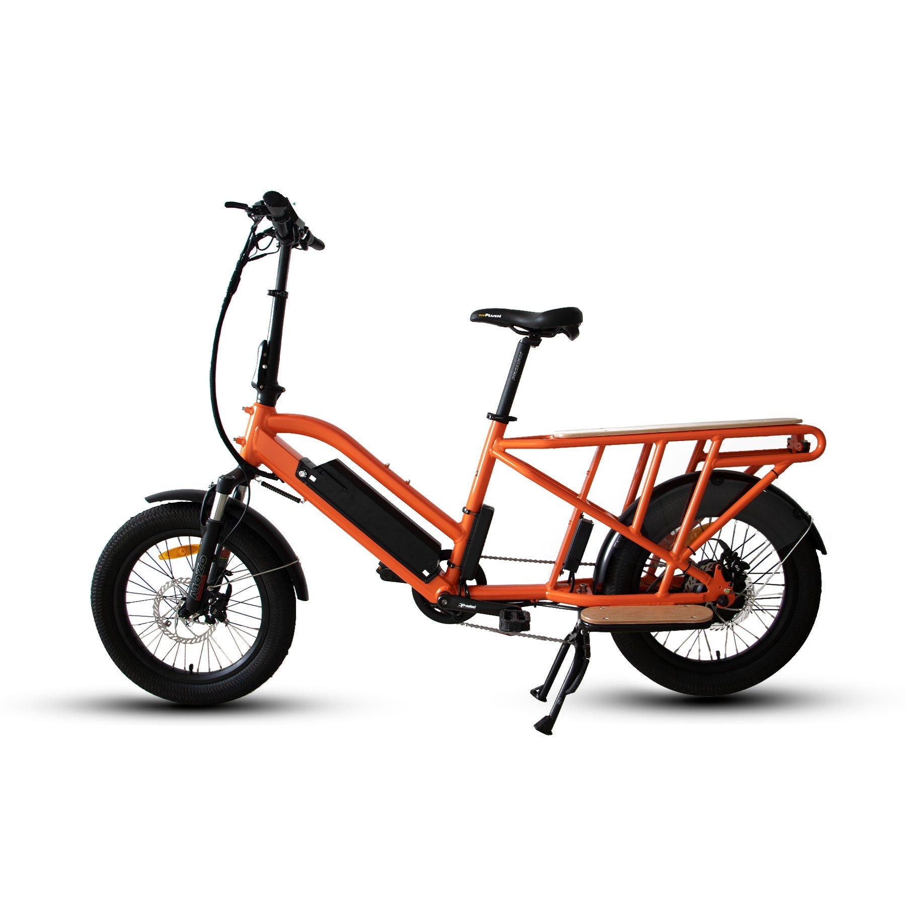 2022 BTN Eunorau G30-CARGO 500W 48V Mid Motor 2 Person Family Electric Bike - Upzy.com