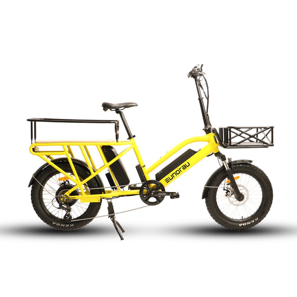 2022 BTN Eunorau G30-CARGO 500W 48V Mid Motor 2 Person Family Electric Bike - Upzy.com