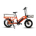 2022 BTN Eunorau G30-CARGO 500W 48V Mid Motor 2 Person Family Electric Bike - Upzy.com