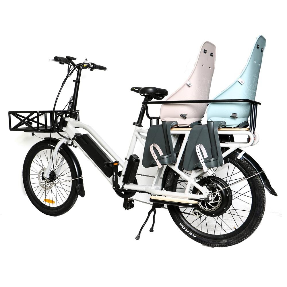 2022 BTN Eunorau MAX-CARGO 2.0 750W 48V Delivery Long Trail Family Electric Bike - Upzy.com