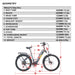 2022 BTN Eunorau META275 Step-Through 48V 9 Speed Suspension Electric Bike - Upzy.com