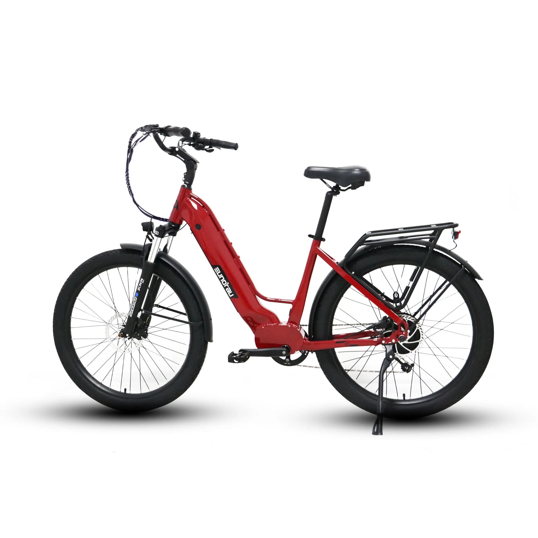 2022 BTN Eunorau META275 Step-Through 48V 9 Speed Suspension Electric Bike - Upzy.com
