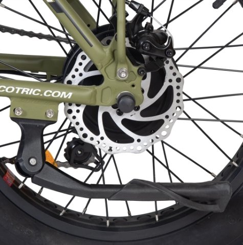 2022 Ecotric FAT20850C Fat Tire 500W 48V 7 Speed Folding Fat Tire Electric Bike - Upzy.com