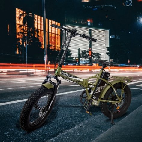 2022 Ecotric FAT20850C Fat Tire 500W 48V 7 Speed Folding Fat Tire Electric Bike - Upzy.com